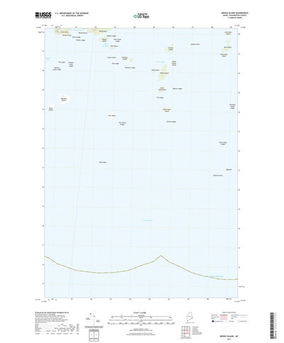 United States Geological Survey Drisko Island, ME (2021, 24000-Scale) digital map