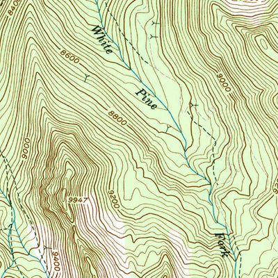 United States Geological Survey Dromedary Peak, UT (1955, 24000-Scale) digital map