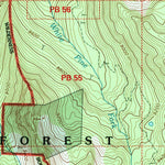 United States Geological Survey Dromedary Peak, UT (1998, 24000-Scale) digital map