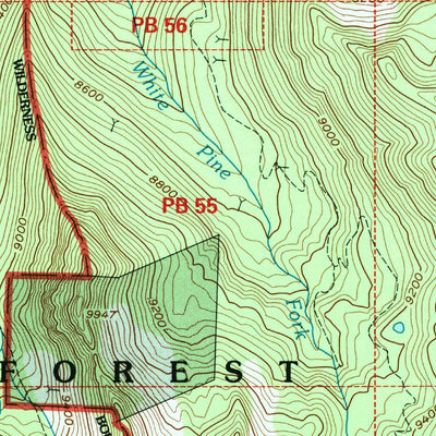 United States Geological Survey Dromedary Peak, UT (1998, 24000-Scale) digital map