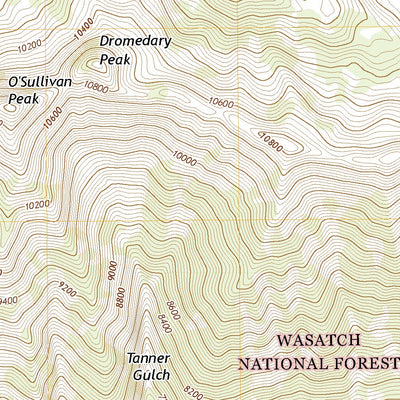 United States Geological Survey Dromedary Peak, UT (2020, 24000-Scale) digital map