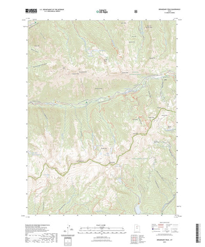 United States Geological Survey Dromedary Peak, UT (2023, 24000-Scale) digital map
