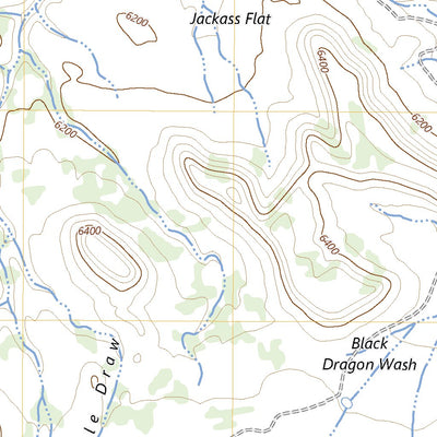 United States Geological Survey Drowned Hole Draw, UT (2023, 24000-Scale) digital map