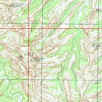 United States Geological Survey Druid Arch, UT (1988, 24000-Scale) digital map