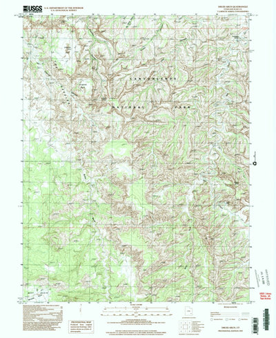 United States Geological Survey Druid Arch, UT (1997, 24000-Scale) digital map