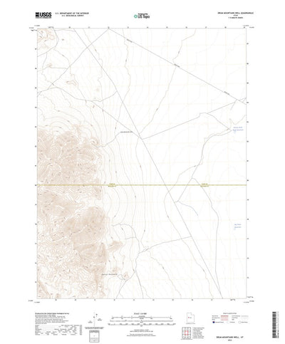 United States Geological Survey Drum Mountains Well, UT (2023, 24000-Scale) digital map