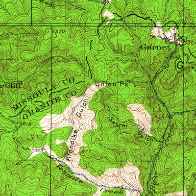United States Geological Survey Drummond, MT (1919, 125000-Scale) digital map