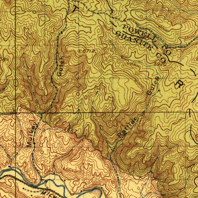 United States Geological Survey Drummond, MT (1921, 125000-Scale) digital map