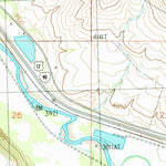 United States Geological Survey Drummond, MT (1989, 24000-Scale) digital map