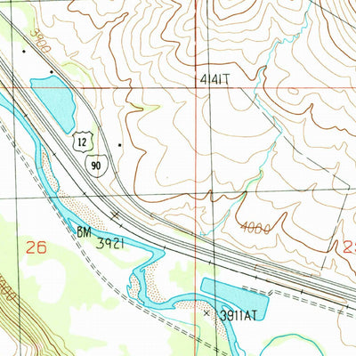 United States Geological Survey Drummond, MT (1989, 24000-Scale) digital map