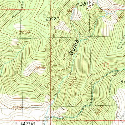 United States Geological Survey Drummond, MT (1989, 24000-Scale) digital map