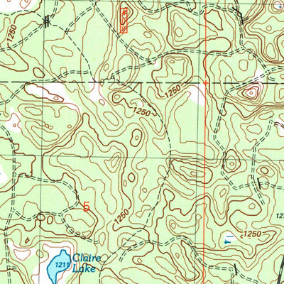 United States Geological Survey Drummond NW, WI (2005, 24000-Scale) digital map