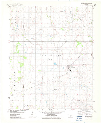 United States Geological Survey Drummond, OK (1982, 24000-Scale) digital map