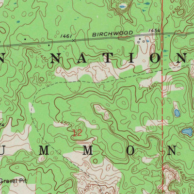 United States Geological Survey Drummond, WI (1971, 24000-Scale) digital map