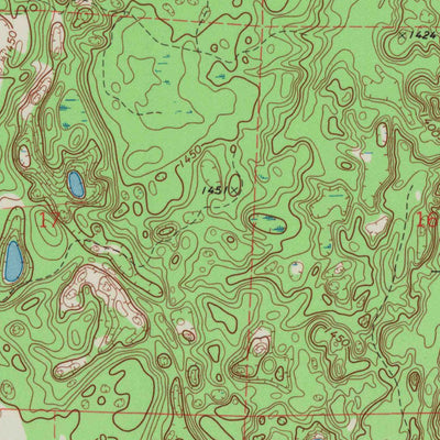 United States Geological Survey Drummond, WI (1971, 24000-Scale) digital map