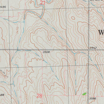 United States Geological Survey Drury Creek, KS (1978, 24000-Scale) digital map