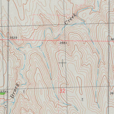 United States Geological Survey Drury Creek, KS (1978, 24000-Scale) digital map