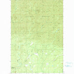 United States Geological Survey Dry Bed Lakes, WA (1990, 24000-Scale) digital map