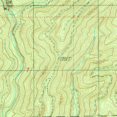 United States Geological Survey Dry Bed Lakes, WA (1990, 24000-Scale) digital map