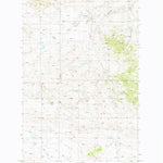 United States Geological Survey Dry Blood Creek East, MT (1986, 24000-Scale) digital map