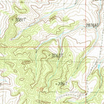 United States Geological Survey Dry Blood Creek East, MT (1986, 24000-Scale) digital map