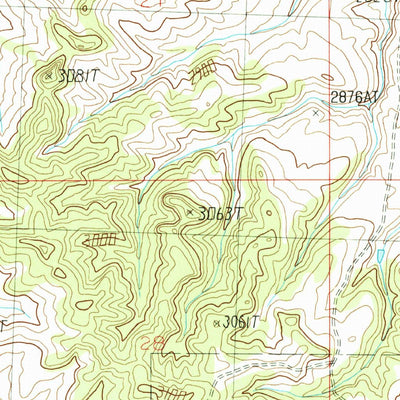 United States Geological Survey Dry Blood Creek East, MT (1986, 24000-Scale) digital map