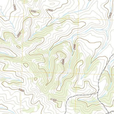 United States Geological Survey Dry Blood Creek East, MT (2020, 24000-Scale) digital map