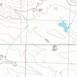 United States Geological Survey Dry Blood Creek West, MT (1986, 24000-Scale) digital map