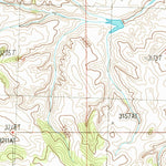 United States Geological Survey Dry Blood Creek West, MT (1986, 24000-Scale) digital map