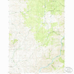 United States Geological Survey Dry Buck Valley, ID (1985, 24000-Scale) digital map
