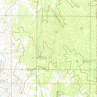 United States Geological Survey Dry Buck Valley, ID (1985, 24000-Scale) digital map