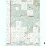 United States Geological Survey Dry Bullion Creek, ND (1997, 24000-Scale) digital map