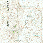 United States Geological Survey Dry Canyon Mountain, UT (1990, 24000-Scale) digital map