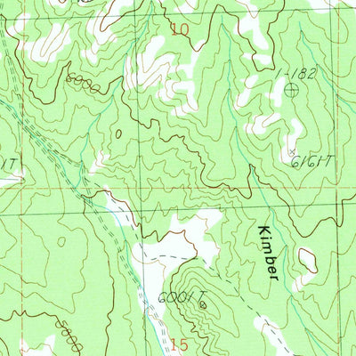 United States Geological Survey Dry Canyon Mountain, UT (1990, 24000-Scale) digital map