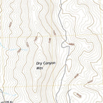 United States Geological Survey Dry Canyon Mountain, UT (2020, 24000-Scale) digital map