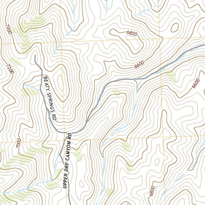 United States Geological Survey Dry Canyon Mountain, UT (2020, 24000-Scale) digital map