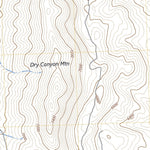 United States Geological Survey Dry Canyon Mountain, UT (2023, 24000-Scale) digital map