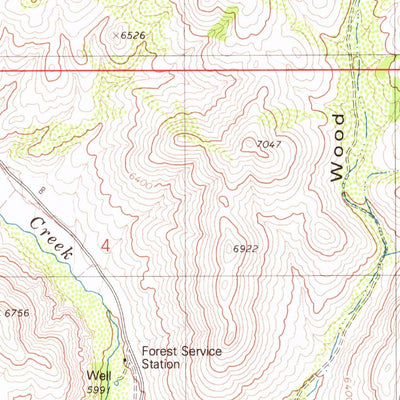 United States Geological Survey Dry Canyon, NV (1980, 24000-Scale) digital map