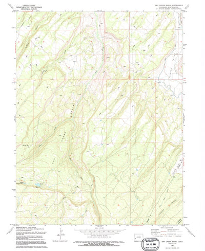 United States Geological Survey Dry Creek Basin, CO (1994, 24000-Scale) digital map