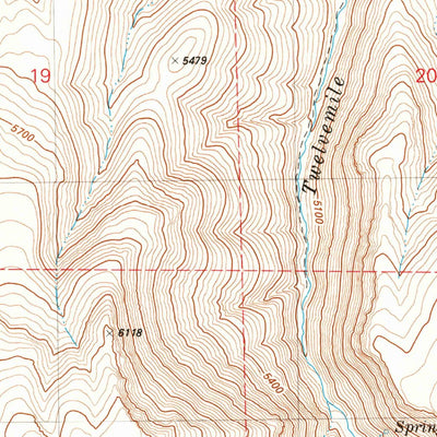 United States Geological Survey Dry Creek Bench, OR (1981, 24000-Scale) digital map