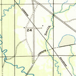 United States Geological Survey Dry Creek, LA (1947, 31680-Scale) digital map
