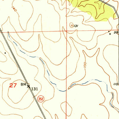 United States Geological Survey Dry Creek, LA (1950, 24000-Scale) digital map