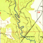 United States Geological Survey Dry Creek, LA (1950, 24000-Scale) digital map