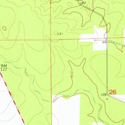 United States Geological Survey Dry Creek, LA (1961, 24000-Scale) digital map