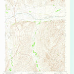 United States Geological Survey Dry Creek NE, TX (1971, 24000-Scale) digital map