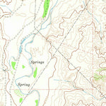 United States Geological Survey Dry Creek NE, TX (1971, 24000-Scale) digital map
