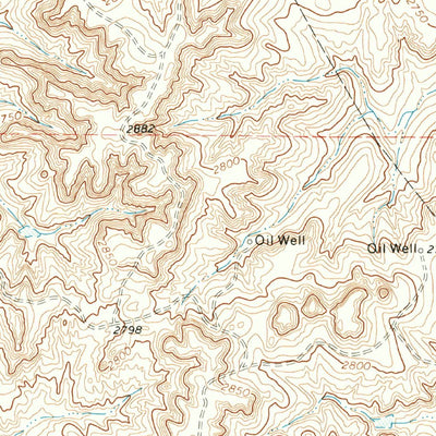 United States Geological Survey Dry Creek NE, TX (1971, 24000-Scale) digital map