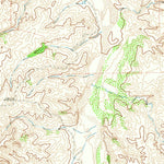 United States Geological Survey Dry Creek North, TX (1971, 24000-Scale) digital map