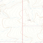 United States Geological Survey Dry Creek Reservoir, NV (1971, 24000-Scale) digital map