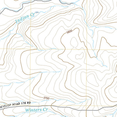 United States Geological Survey Dry Creek Reservoir, NV (2021, 24000-Scale) digital map